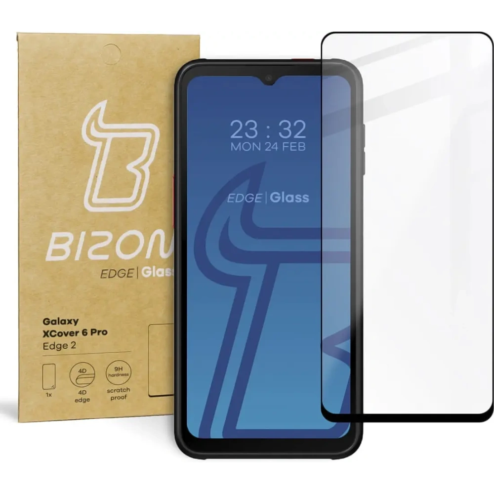 Wholesale Bizon Glass Edge 2 Samsung Galaxy XCover 6 Pro black - BIZ1826 - {ean13} - Hurt