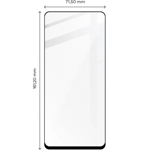 Szkło hartowane Bizon Glass Edge 2 do Samsung Galaxy XCover 6 Pro czarne