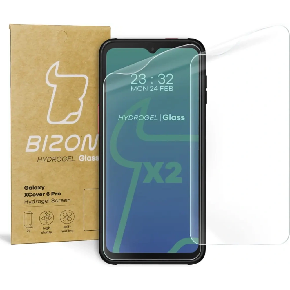 Hurtownia GSM - Bizon Glass Hydrogel Samsung Galaxy XCover 6 Pro [2 PACHET] - BIZ1827 - {ean13} - Hurt