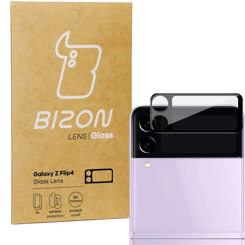 Szkło na aparat Bizon Glass Lens do Samsung Galaxy Z Flip4 [2 PACK]
