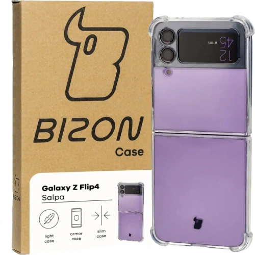 Elastyczne etui Bizon Case Salpa do Samsung Galaxy Z Flip4 przezroczyste