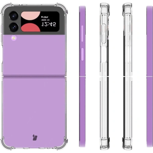 Elastyczne etui Bizon Case Salpa do Samsung Galaxy Z Flip4 przezroczyste