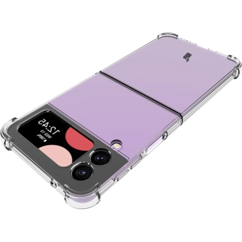 Elastyczne etui Bizon Case Salpa do Samsung Galaxy Z Flip4 przezroczyste