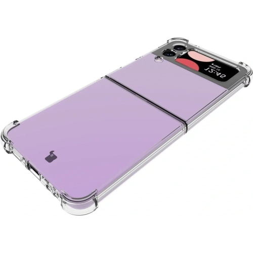 Elastyczne etui Bizon Case Salpa do Samsung Galaxy Z Flip4 przezroczyste