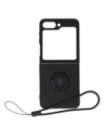 Hurtownia GSM - Bizon Case Silicone Ring Sq Samsung Galaxy Z Flip5 negru - BIZ1831 - {ean13} - Hurt