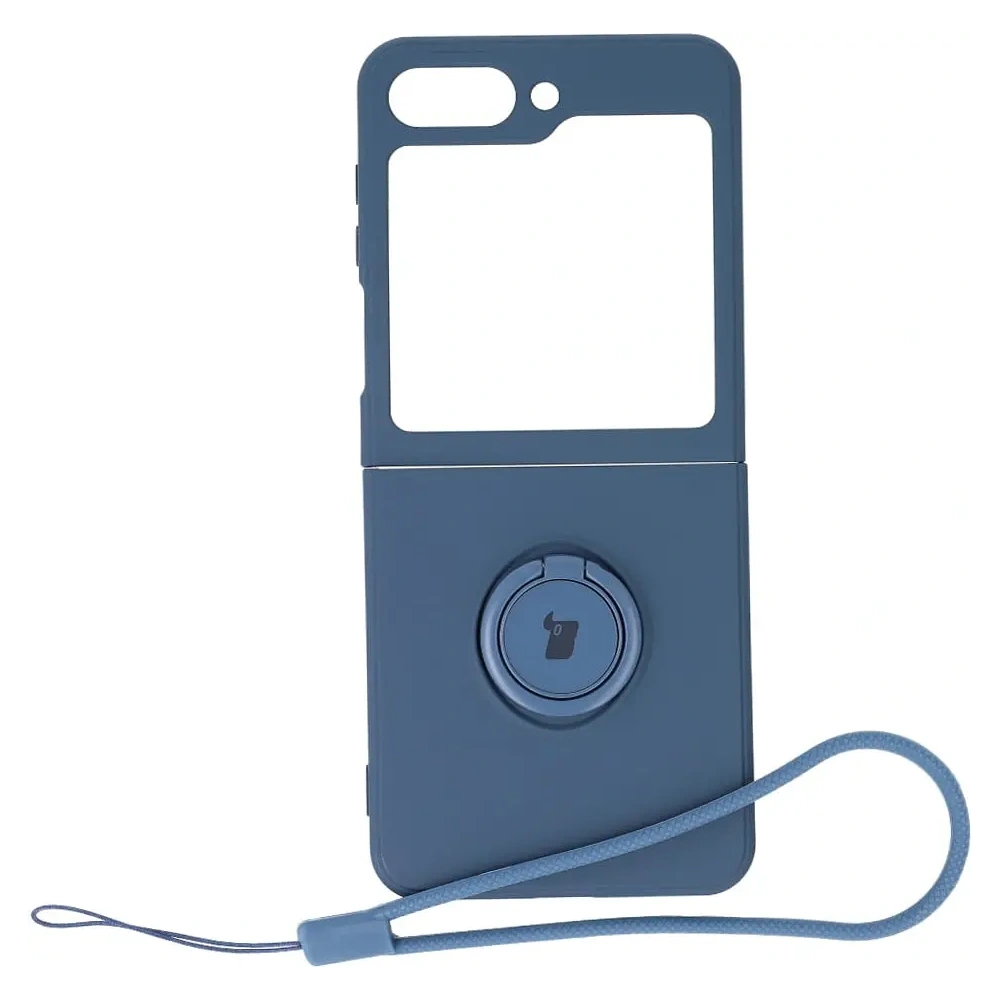Hurtownia GSM - Bizon Case Silikonring Sq Samsung Galaxy Z Flip5 navyblau - BIZ1832 - {ean13} - Hurt