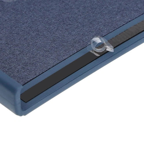 Etui Bizon Case Silicone Ring Sq do Samsung Galaxy Z Flip5 granatowe