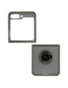 Hurtownia GSM - Bizon Case Hybrid Ring Samsung Galaxy Z Flip5 rauchig mit einem grünen Rahmen - BIZ1835 - {ean13} - Hurt