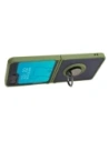 Hurtownia GSM - Bizon Case Hybrid Ring Samsung Galaxy Z Flip5 smoky cu un cadru verde - BIZ1835 - {ean13} - Hurt