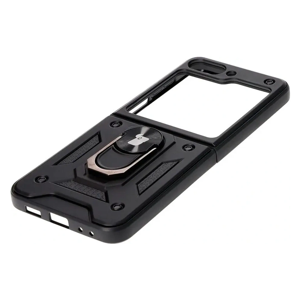 Hurtownia GSM - Bizon Case Shield Ring Samsung Galaxy Z Flip5 schwarz - BIZ1836 - {ean13} - Hurt