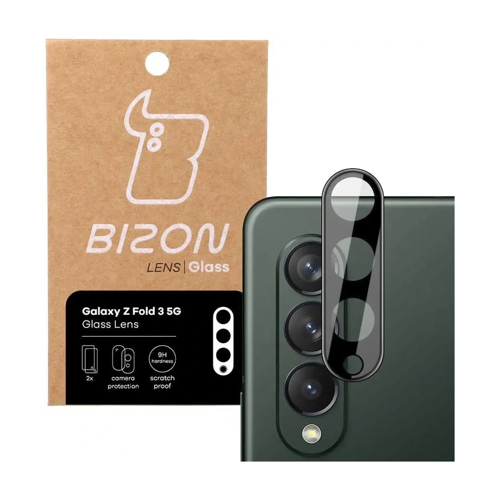 Hurtownia GSM - Szkło na aparat Bizon Glass Lens do Samsung Galaxy Z Fold3 5G [2 PACK] - BIZ1837 - {ean13} - Hurt