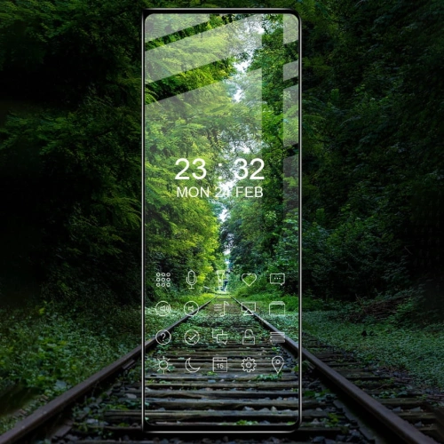 Szkło hartowane Bizon Glass Edge do Samsung Galaxy Z Fold4 czarne