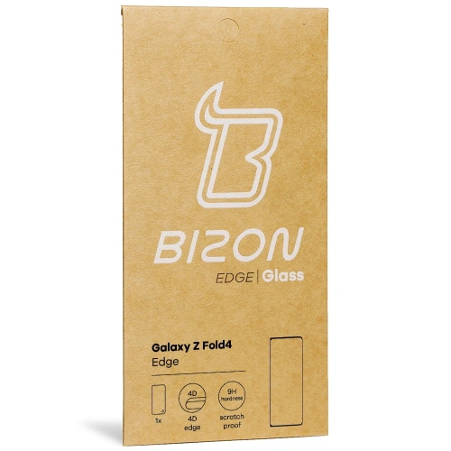 Szkło hartowane Bizon Glass Edge do Samsung Galaxy Z Fold4 czarne
