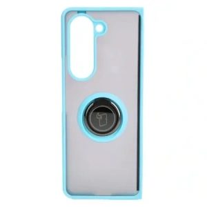 Hurtownia GSM - Bizon Case Hybrid Ring Samsung Galaxy Z Fold5 füstös színben, világoskék kerettel - BIZ1843 - {ean13} - Hurt