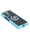 Hurtownia GSM - Etui z uchwytem na palec Bizon Case Hybrid Ring do Samsung Galaxy Z Fold5 przydymione z jasnoniebieską ramką - BIZ1843 - {ean13} - Hurt