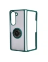 Hurtownia GSM - Etui z uchwytem na palec Bizon Case Hybrid Ring do Samsung Galaxy Z Fold5 przydymione z ciemnozieloną ramką - BIZ1844 - {ean13} - Hurt