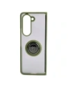 Hurtownia GSM - Etui s úchytem na prst Bizon Case Hybrid Ring pro Samsung Galaxy Z Fold5 kouřové s zeleným rámem - BIZ1845 - {ean13} - Hurt