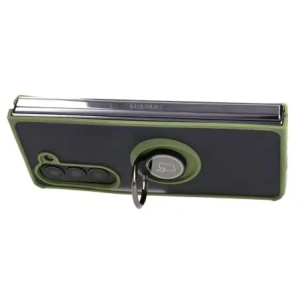 Hurtownia GSM - Bizon Case Hybrid Ring Samsung Galaxy Z Fold5 füstös zöld kerettel - BIZ1845 - {ean13} - Hurt