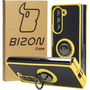 Hurtownia GSM - Bizon Case Hybrid Ring Samsung Galaxy Z Fold5 füstös sárga kerettel - BIZ1846 - {ean13} - Hurt