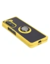 Wholesale Bizon Case Hybrid Ring Samsung Galaxy Z Fold5 smoky with a yellow frame - BIZ1846 - {ean13} - Hurt