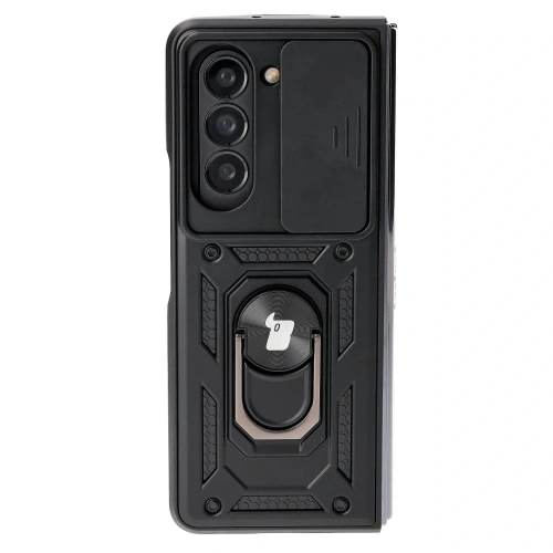 Etui Bizon Case CamShield Ring do Samsung Galaxy Z Fold5 czarne