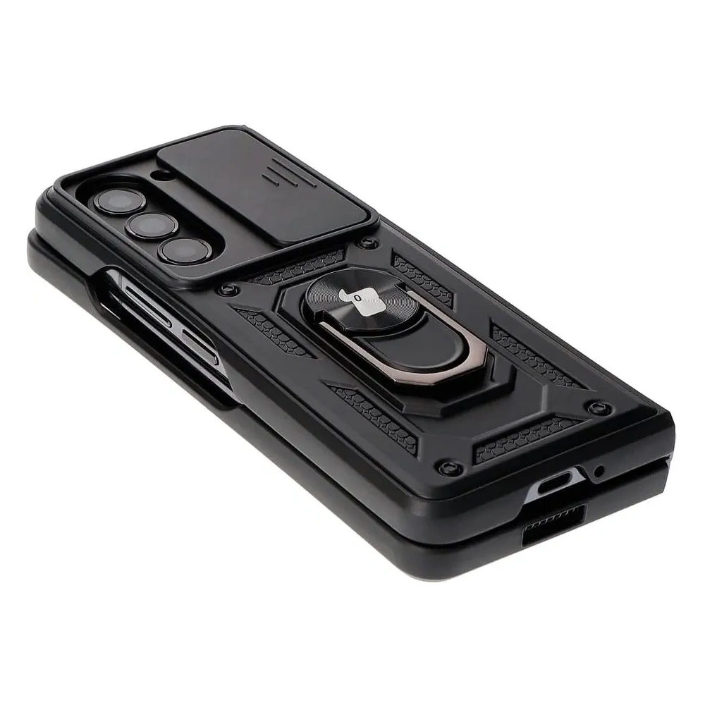 Hurtownia GSM - Etui Bizon Case CamShield Ring do Samsung Galaxy Z Fold5 černé - BIZ1847 - {ean13} - Hurt