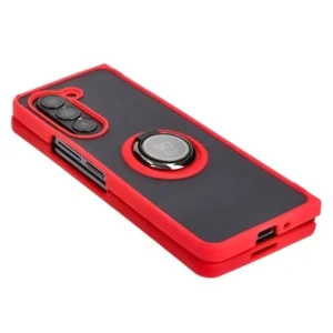 Wholesale Bizon Case Hybrid Ring Samsung Galaxy Z Fold5 smoky with a red frame - BIZ1850 - {ean13} - Hurt