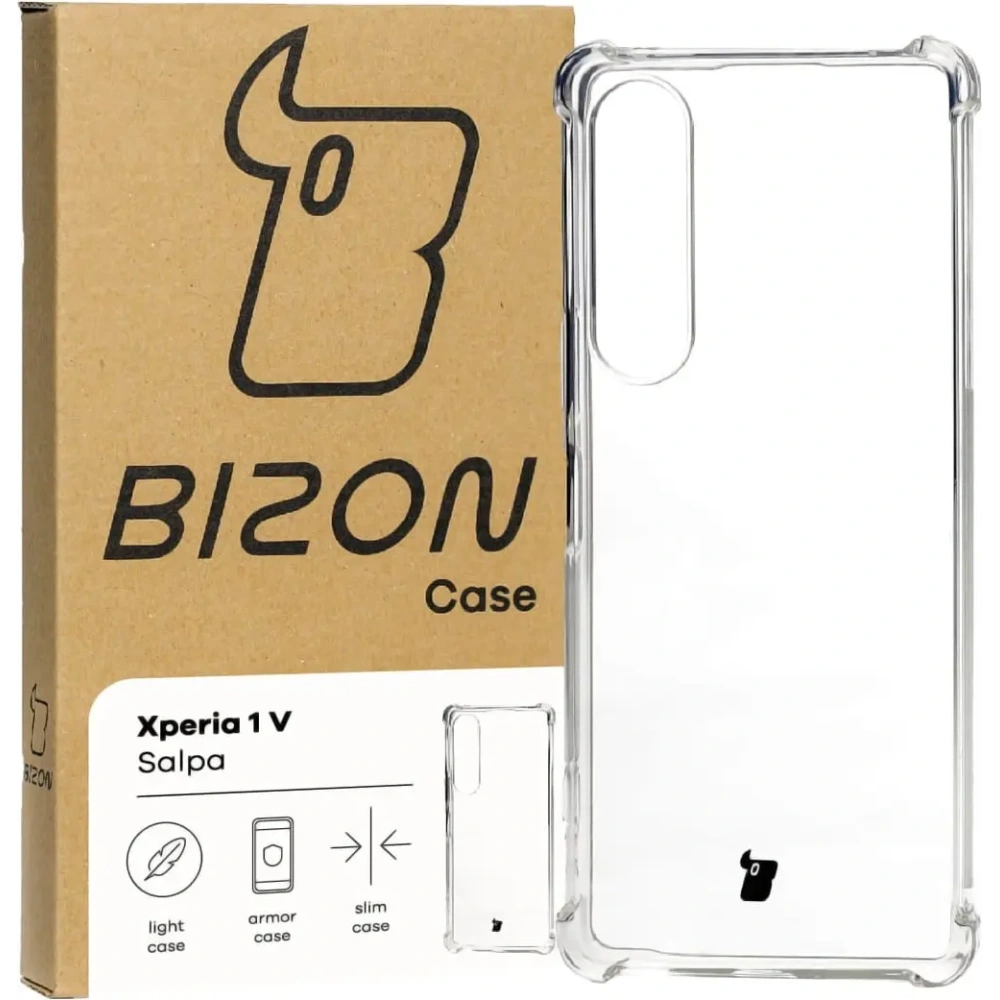Hurtownia GSM - Bizon Case Salpa Sony Xperia 1 V átlátszó - BIZ1852 - {ean13} - Hurt