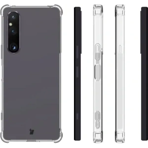 Hurtownia GSM - Elastické pouzdro Bizon Case Salpa pro Sony Xperia 1 V průhledné - BIZ1852 - {ean13} - Hurt