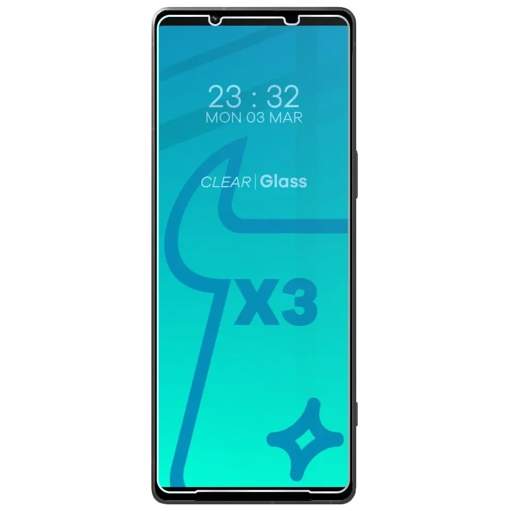 Hurtownia GSM - BIZON Clear 3x kijelző üveg + kamera üveg Xperia 1 V-hez - BIZ1853 - {ean13} - Hurt