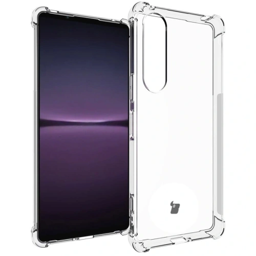 Etui + 2x szkło na ekran + obiektyw Bizon Case Clear Pack do Sony Xperia 1 V przezroczyste