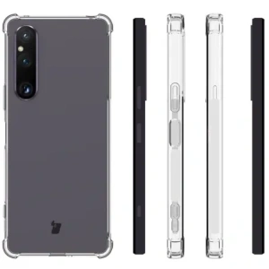 Hurtownia GSM - Bizon Case Clear Pack tok + 2x képernyőüveg + lencseüveg Sony Xperia 1 V tiszta - BIZ1855 - {ean13} - Hurt
