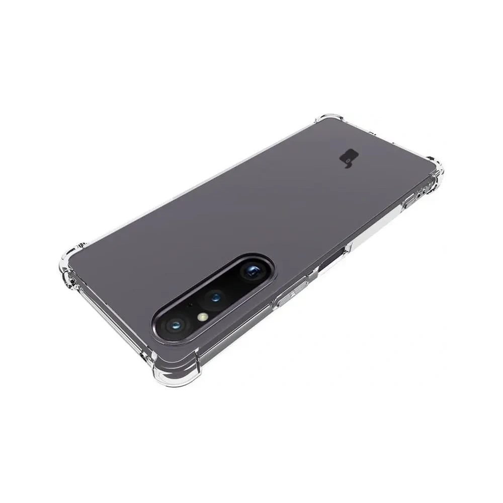 Hurtownia GSM - Bizon Case Clear Pack tok + 2x képernyőüveg + lencseüveg Sony Xperia 1 V tiszta - BIZ1855 - {ean13} - Hurt