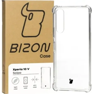 Hurtownia GSM - Elastické pouzdro Bizon Case Salpa pro Sony Xperia 10 V průhledné - BIZ1858 - {ean13} - Hurt