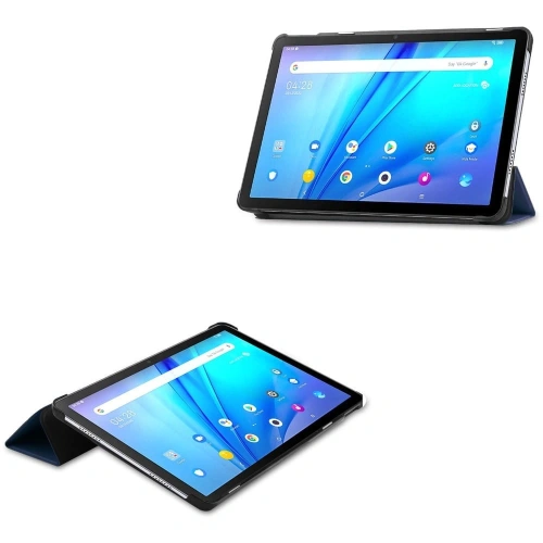 Etui Bizon Case Tab Croc do TCL Tab 10s 9080G (2021) granatowe