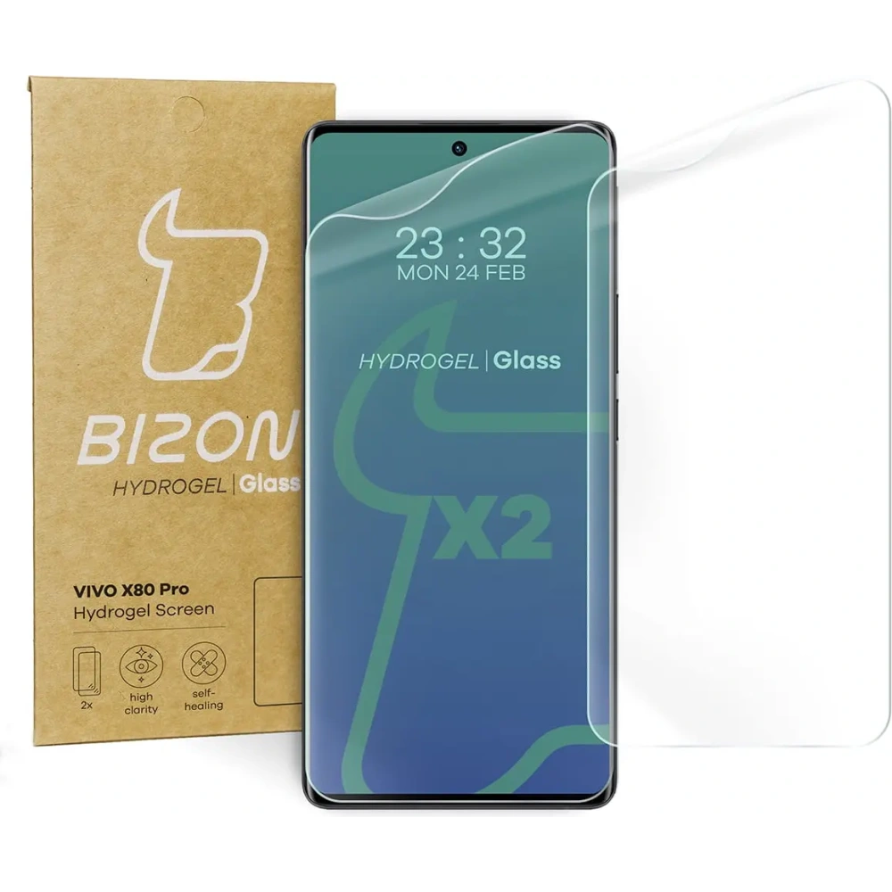 Wholesale Bizon Glass Hydrogel Vivo X80 Pro [2 PACK] - BIZ1866 - {ean13} - Hurt