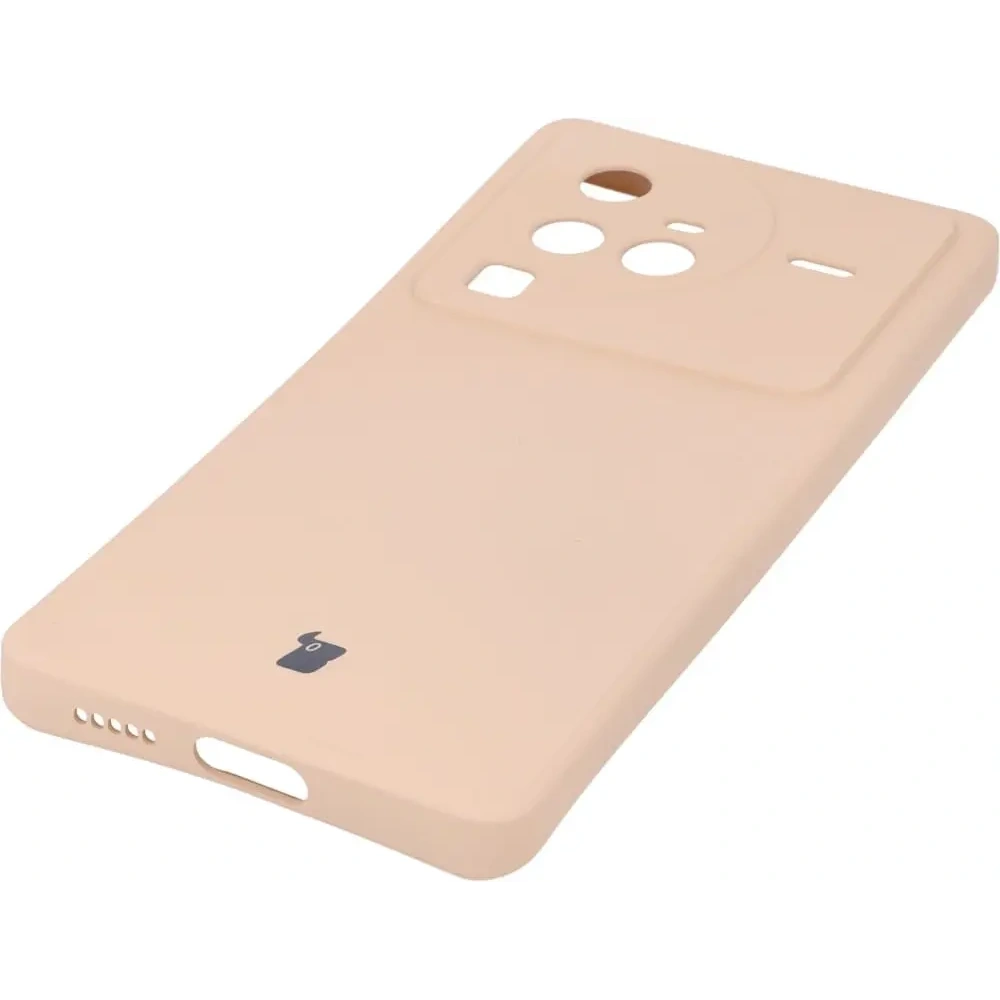 Hurtownia GSM - Etui Bizon Case Silicone Sq do Vivo X80 Pro jasnoróżowe - BIZ1869 - {ean13} - Hurt