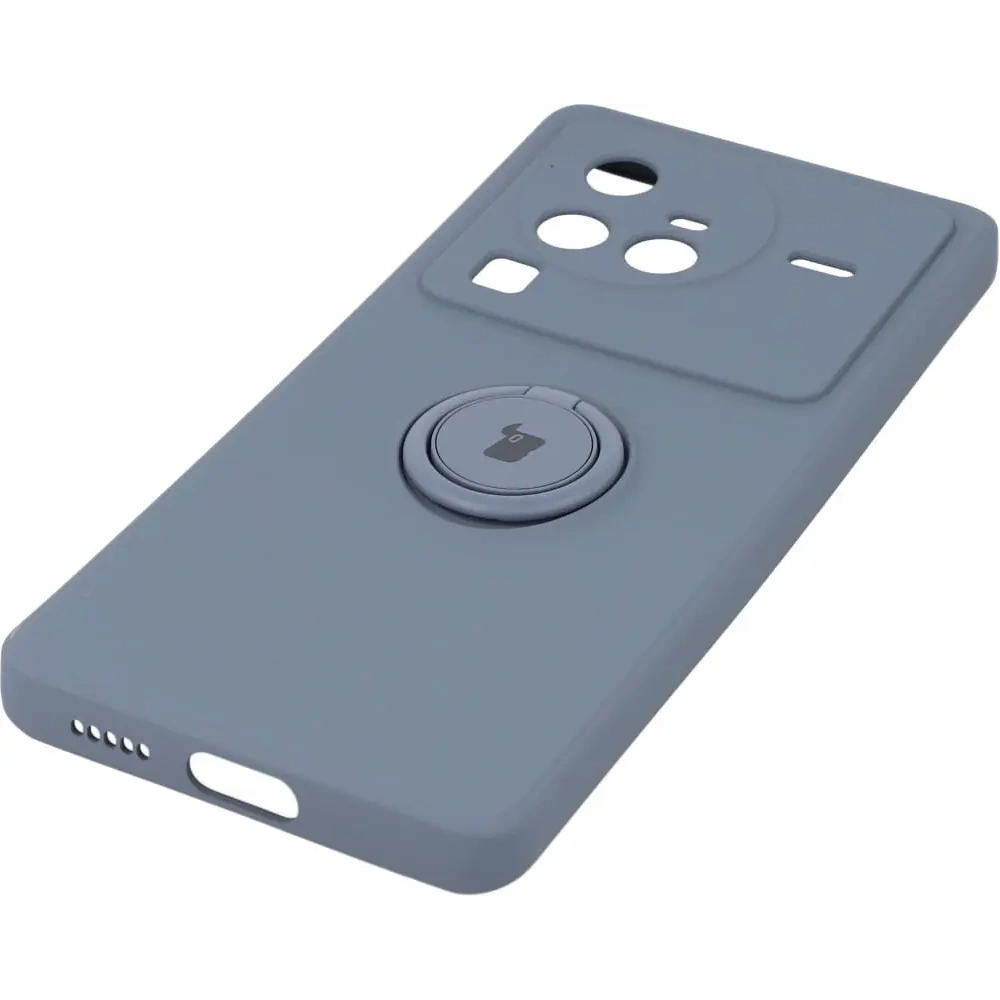 Wholesale Bizon Case Silicone Ring Sq VIVO X80 Pro grey - BIZ1870 - {ean13} - Hurt