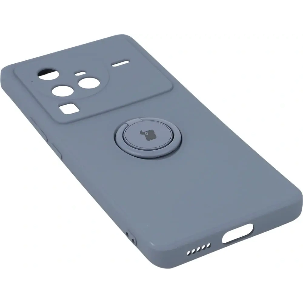 Wholesale Bizon Case Silicone Ring Sq VIVO X80 Pro grey - BIZ1870 - {ean13} - Hurt