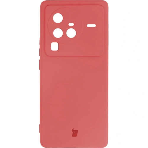 Etui Bizon Case Silicone Sq do Vivo X80 Pro ciemny róż
