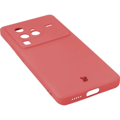 Etui Bizon Case Silicone Sq do Vivo X80 Pro ciemny róż
