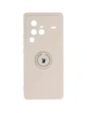 Bizon Case Silicone Ring Sq VIVO X80 Pro beige