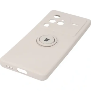 Hurtownia GSM - Etui Bizon Case Silicone Ring Sq pro VIVO X80 Pro béžové - BIZ1873 - {ean13} - Hurt