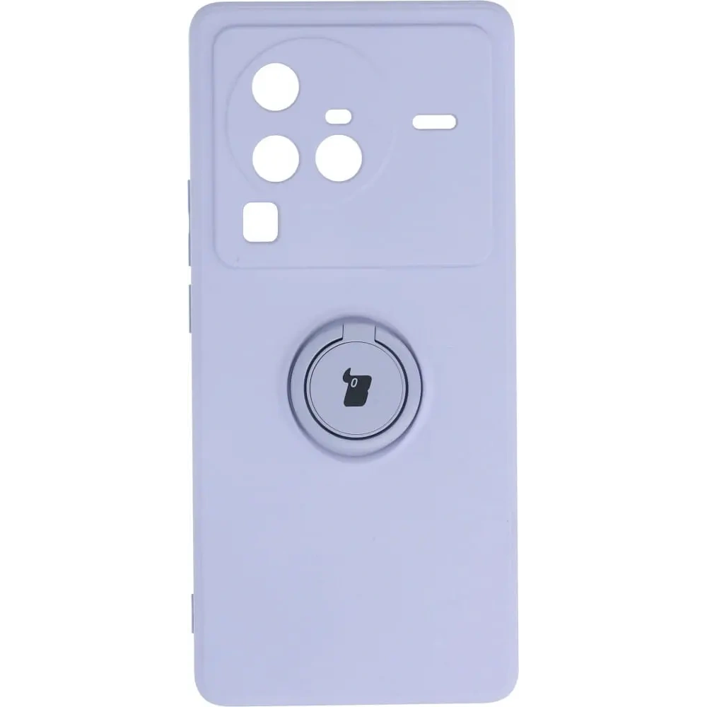 Hurtownia GSM - Etui Bizon Case Silicone Ring Sq pro VIVO X80 Pro jasnofialové - BIZ1874 - {ean13} - Hurt