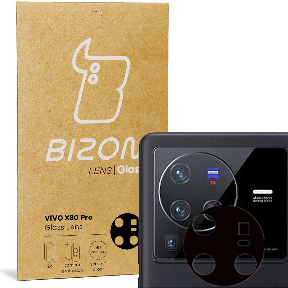 Wholesale Bizon Glass Lens Vivo X80 Pro [2 PACK] - BIZ1876 - {ean13} - Hurt