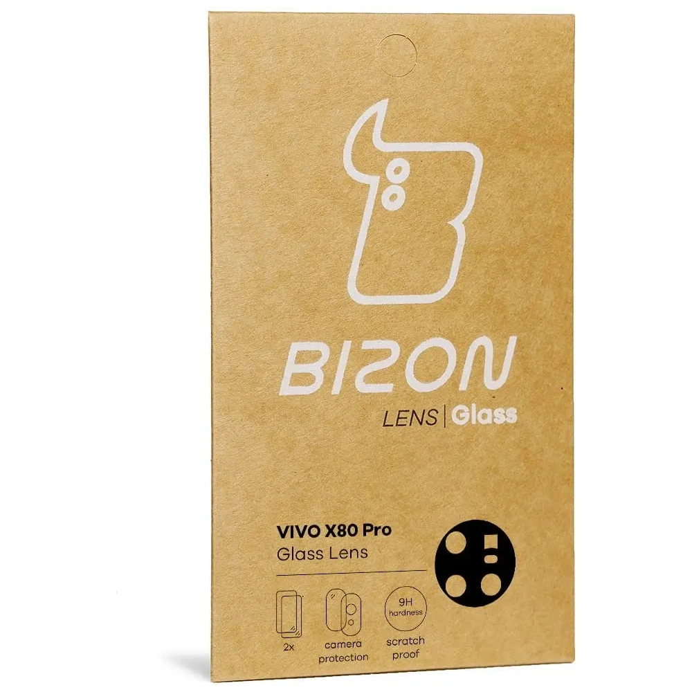 Wholesale Bizon Glass Lens Vivo X80 Pro [2 PACK] - BIZ1876 - {ean13} - Hurt