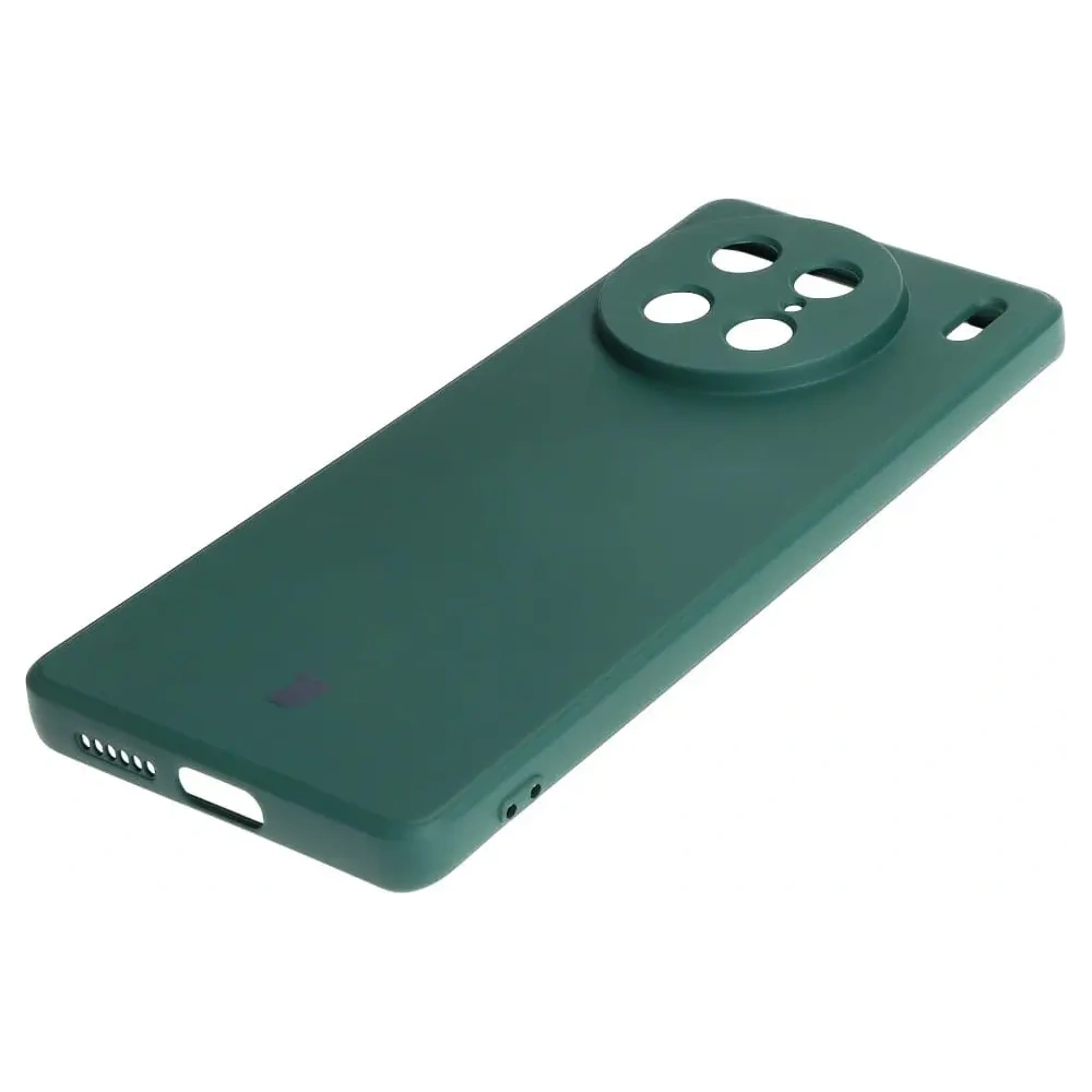 Hurtownia GSM - Caz de silicon Bizon Sq VIVO X90 Pro verde închis - BIZ1879 - {ean13} - Hurt