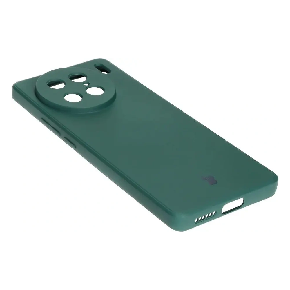 Hurtownia GSM - Caz de silicon Bizon Sq VIVO X90 Pro verde închis - BIZ1879 - {ean13} - Hurt