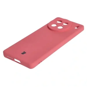 Etui Bizon Case Silicone Sq do VIVO X90 Pro brudny róż