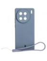 Etui Bizon Case Silicone Sq pro VIVO X90 Pro šedé